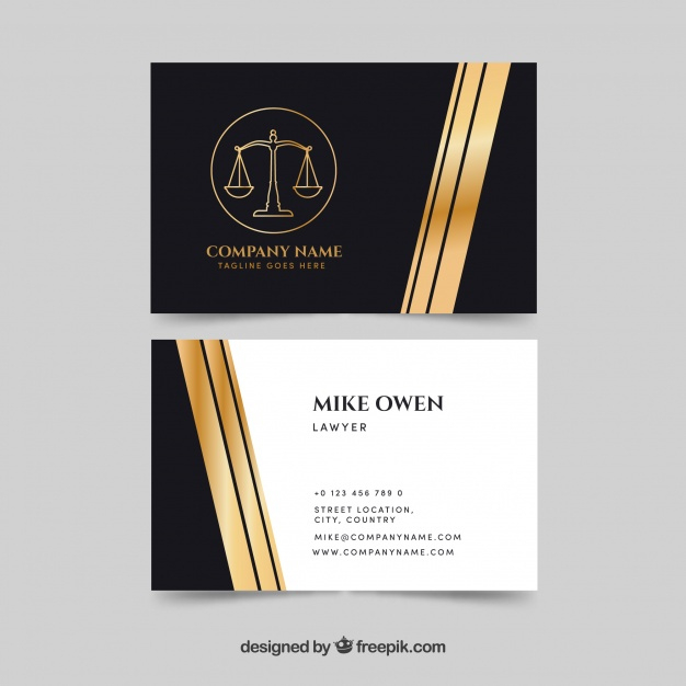 Free Vector | Law And Justice Business Card Templateq with Legal Business Cards Templates Free
