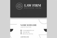 Free Vector | Lawyer Card Template regarding Lawyer Business Cards Templates