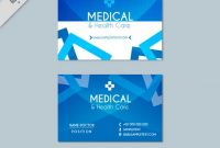 Free Vector | Medical Business Card intended for Medical Business Cards Templates Free