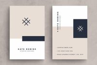 Free Vector | Modern Business Card Template With Elegant Style regarding Christian Business Cards Templates Free