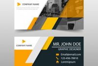 Free Vector | Orange Business Card Template Design throughout Transport Business Cards Templates Free