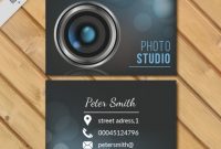 Free Vector | Photo Studio Business Card with Photography Business Card Templates Free Download