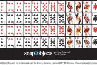 Free Vector Playing Cards Deck Free Vector In Adobe pertaining to Playing Card Template Illustrator