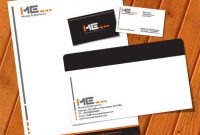 Free Vector Printable Stationery Design Template Letterhead in Business Card Letterhead Envelope Template
