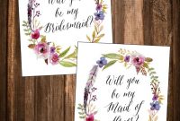 Free "will You Be My Bridesmaid?" Printables! | Be My with regard to Will You Be My Bridesmaid Card Template