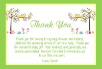 Fresh Baby Shower Thank You Cards – Babysof | Baby Shower for Thank You Card Template For Baby Shower