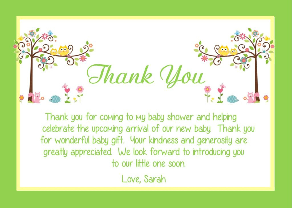 Fresh Baby Shower Thank You Cards - Babysof | Baby Shower for Thank You Card Template For Baby Shower