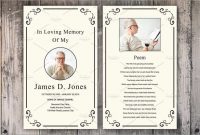Fresh Memorial Cards For Funeral Template Free Best Of throughout Remembrance Cards Template Free