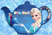 Frozen Birthday Invites Template Luxury 23 Frozen Birthday inside Frozen Birthday Card Template
