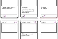Game Card Template in Template For Game Cards