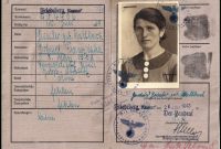 German Special Issued Id's For Jews – Our Passports With inside World War 2 Identity Card Template