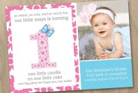 Get Free Template Free Printable 1St Birthday Invitations with First Birthday Invitation Card Template