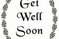 Get Well Soon Printable | Get Well Cards | Pinterest | Get inside Get Well Soon Card Template