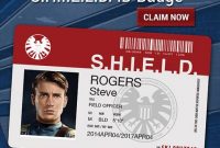 Get Your Personalized S.h.i.e.l.d. Id Card For Free for Shield Id Card Template