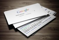 Google Search Business Card – Magichat Design with Google Search Business Card Template