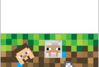 Great For Thank You Card | Minecraft Birthday Card throughout Minecraft Birthday Card Template