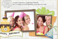 Greeting Card Samples & Templates | Photo Greeting Cards inside Birthday Card Collage Template