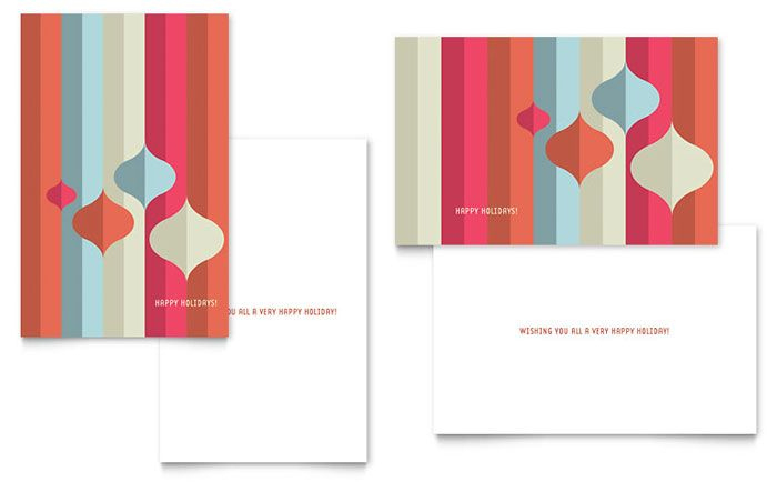 Greeting Card Templates - Indesign, Illustrator, Publisher pertaining to Birthday Card Template Indesign