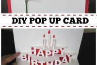 Happy Birthday Pop Up Card Free Template – Creative for Happy Birthday Pop Up Card Free Template