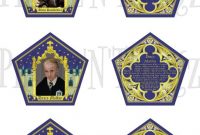 Harry Potter Style Chocolate Frog Box & Trading Cards – Instant Download Pdf pertaining to Chocolate Frog Card Template