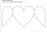 Heart Greeting Card | Free Printable Templates & Coloring within Fold Out Card Template