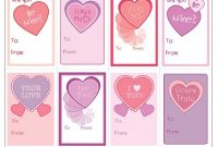 Hearts Valentine Cards Templates For Kids, Great Craft Idea intended for Valentine Card Template Word