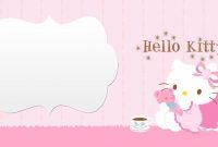 Hello Kitty Free Printable Invitation Templates regarding Hello Kitty Birthday Card Template Free