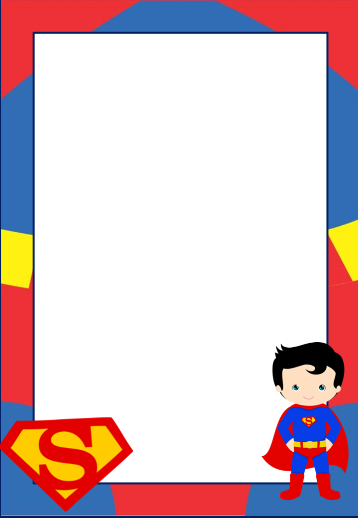 Here Some Free Printable Superman Invitations,cards Or with regard to Superman Birthday Card Template