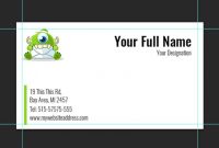 How To Create A Business Card Template In Photoshop in Photoshop Cs6 Business Card Template