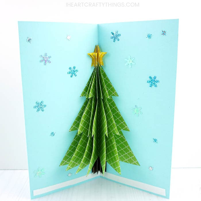 How To Make A 3D Christmas Card with regard to 3D Christmas Tree Card Template