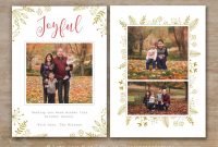 How To Make A Holiday Photo Card | Ameyaw Debrah for Holiday Card Templates For Photographers