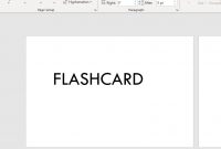 How To Make Flashcards On Word intended for Cue Card Template Word