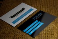 How To Make Your Own Business Card Using Photoshop in Create Business Card Template Photoshop