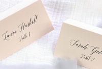 How To Print Place Cards for Fold Over Place Card Template