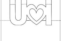 I Love You | Twenty-One in I Love You Pop Up Card Template