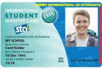 Id Card Template 641 | Discount Card, Id Card Template, Student inside Isic Card Template