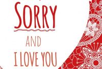 I'm Am Sorry. And I Love You. | Tut Mir Leid Karten intended for Sorry Card Template