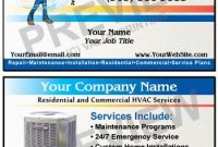 Image Result For Business Card Ideas For Hvac And Electrical with Hvac Business Card Template