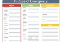 In Case Of Emergency Printable Organizing Pdf Instant | Etsy in In Case Of Emergency Card Template