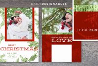 Instantly Download This Glimmery And Modern 2014 Christmas inside Free Christmas Card Templates For Photographers