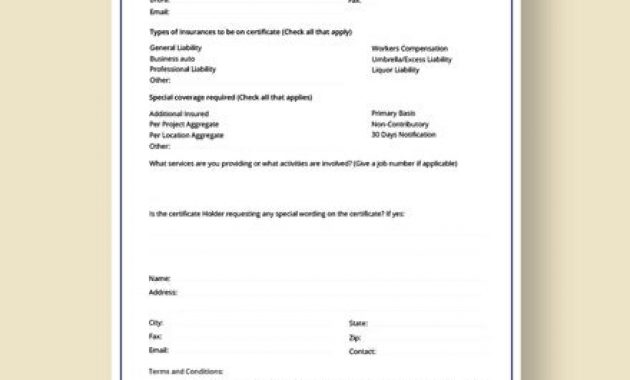 Insurance Certificate Template – 10+ Free Word, Pdf intended for Proof Of Insurance Card Template