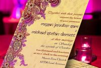 Invitation Template – Indian Wedding Cards For Bollywood within Indian Wedding Cards Design Templates