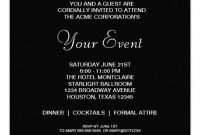 Invites Idea | Corporate Invitation, Dinner Invitation for Event Invitation Card Template