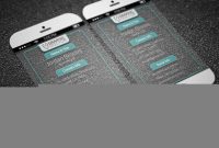 Iphone 6(Transparent) Business Card Free Template – Uxfree regarding Iphone Business Card Template