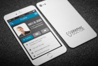 Iphone Style Business Card | Examples Of Business Cards with Iphone Business Card Template