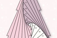 Iris Folded Christmas Tree … | Iris Folding Pattern, Iris for Iris Folding Christmas Cards Templates