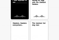 Large – Single Black Cards Against Humanity, Hd Png Download inside Cards Against Humanity Template