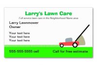 Lawn Care Services Business Card | Zazzle | Lawn Care pertaining to Lawn Care Business Cards Templates Free