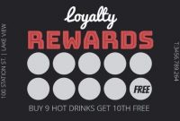 Loyalty Card Graphic Design Template | Loyalty Card Design in Loyalty Card Design Template