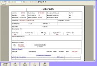 Maintenance Repair Job Card Template Excel | Excel124 for Job Card Template Mechanic